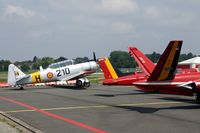 N4109C @ EBAW - Fly in.Painted in Belgian Air Force colors. H-210 pilot Lt Baudouin de Changy.Tails MT-13 preserved ST-04 Red Devil. - by Robert Roggeman