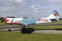 G-TYAK @ EGBR - locally based Yak-52
