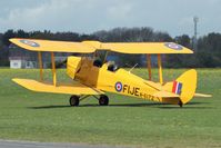G-AOIS @ EGBR - De Havilland DH-82A Tiger Moth at Breighton Airfield in April 2011. - by Malcolm Clarke