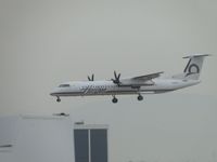 N418QX @ LAX - On final to runway 24R - by Helicopterfriend