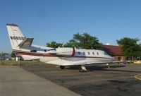 N660QS @ KAXN - Cessna 560XL Excel on the ramp.