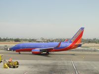 N261WN @ LAX - Taxiing to runway 24L - by Helicopterfriend