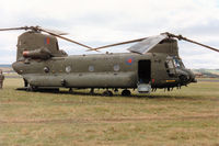 ZA681 @ EGQL - Chinook HC.2 of 7 Squadron on display at the 1994 RAF Leuchars Airshow. - by Peter Nicholson
