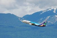 N705AS @ YVR - Departure from YVR