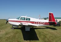 N55HQ @ C55 - Mooney M20E - by Mark Pasqualino
