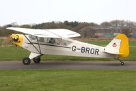 G-BROR @ EGBR - Piper J-3C-65 at Breighton Airfield in March 2011. - by Malcolm Clarke