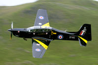 ZF145 - Rare sight in Wales: a Tucalo in the Mach Loop. Normally they do their low level training in the Midlands