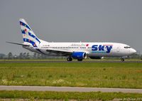 TC-SKU @ EHAM - Landing on the Polderbaan - by Jan Lefers