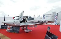 N427CD @ LFPB - Cirrus SR22 GTS at the Aerosalon 2011, Paris - by Ingo Warnecke