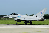 ZK316 @ EGXC - my first 6 squadron Typhoon. It paid a visit to Coningsby and returned to Leuchars. - by Joop de Groot
