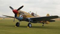VH-PIV @ EGSU - VH-PIV (41-19841 Curtiss Wright P40F) at another excellent Flying Legends Air Show (July 2011)
