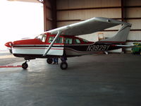 N3929Y @ CVN - At blue sky hangar in Clovis NM - by Lisa Myers