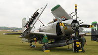 F-AZHK @ EGSU - F-AZHK at another excellent Flying Legends Air Show (July 2011)
