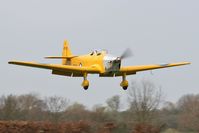 G-AKAT @ EGBR - Miles M14A Hawk Trainer at Breighton Airfield in March 2001. - by Malcolm Clarke