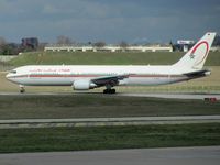 CN-RNT @ LFPO - c/n 867. Seconds from initiating the t/o roll on runway 24/06. The five 767-300s are mostly operated on routes linking Casablanca with Jiddah, Ryadh, Yaoundé, Kinshasa, Brazzaville, New York/JFK and Montréal, but when loads rerquires something larger than - by Alain Durand