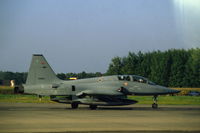 K-4007 @ EHTW - NF-5B trainer of the Royal Netherlands Air Force ready for take off from Twente air base.