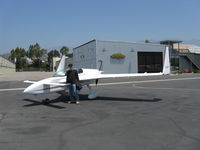 N50MH @ SZP - 1984 Hansen LONG EZE, Lycoming O&VO-360 180 Hp, owner-refueling for destination Portland, OR - by Doug Robertson