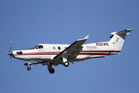 N321PL @ BFI - This SeaPort PC-12 wears the hybrid scheme of a former owner. - by Duncan Kirk