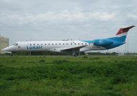 LX-LGW @ LFPG - Resurrecting a registration once allocated to a former South African Aw Boeing 707-344 which served the route LUX-JNB during the 1970s and 1980s, much smaller ERJ 145LU LX-LGW mostly serves the much shorter LUX-CDG route.