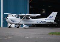 G-UFCF @ EGTB - Cessna 172S Skyhawk, ex N5320F at Wycombe Air Park. - by moxy