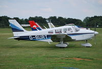 G-BURT @ EGLD - Cherokee Warrior II ex N2459Q at Denham - by moxy