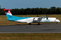 LX-LGF @ ELLX - holding point RW24 - by Friedrich Becker