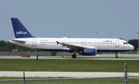 N523JB @ SRQ - Jet Blue A320 - by Florida Metal