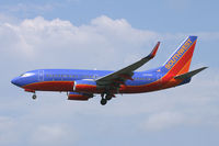 N445WN @ DAL - Southwest Airlines landing at Dallas Love Field - by Zane Adams