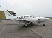 N726RT @ KAXN - Cessna 421C Golden Eagle on the ramp. - by Kreg Anderson