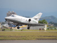 N147GX @ TJIG - falcon 10 landing @ isla grande , pr