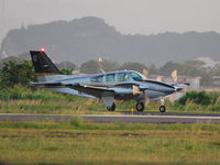 N118LA @ TJIG - beech baron b-55 holding for departure @ isla grande,pr - by PRINAIRPHOTO