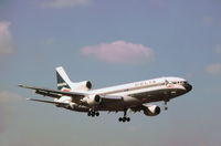 N711DA @ MIA - Lockheed L-1011 TriStar of Delta Air Lines on final approach to Miami International in November 1979. - by Peter Nicholson