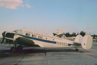 N9493 - UC-45J in use at the George T. Baker Aviation School in Miami in November 1979. - by Peter Nicholson