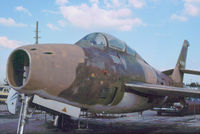 51-9446 - Ex-Massachusetts Air National Guard F-84F Thunderstreak in use at the George T. Baker Aviation School in Miami in November 1979. - by Peter Nicholson