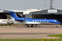 4K-AI06 @ EGGW - 2010 Gulfstream G550, c/n: 5277 at Luton - by Terry Fletcher