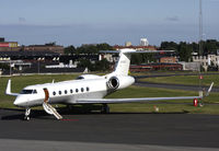 N94924 @ ESSB - Waiting for passengers for an evening flight. - by Anders Nilsson