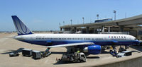 N585UA @ DFW - At the gate at DFW Airport