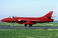 G-HUNT @ EHEH - this Hunter gave a nice display during the 1986 open house at Eindhoven. - by Joop de Groot