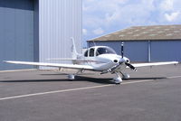 N994SR @ EGBT - outside the Cirrus UK hangar at Turweston - by Chris Hall