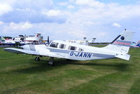 G-JANN @ EGBT - visitor to Turweston for the British F1 Grand Prix at Silverstone - by Chris Hall