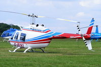 G-BXKL @ EGBT - being used for ferrying race fans to the British F1 Grand Prix at Silverstone - by Chris Hall