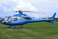 G-VVBA @ EGBT - being used for ferrying race fans to the British F1 Grand Prix at Silverstone - by Chris Hall