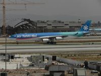 F-OLOV @ KLAX - Air Tahiti Nui lands at LAX; construction of new TBIT in background