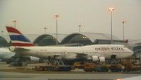 HS-UTW @ VHHH - Rare Boeing 747-300 at Hong Kong - by cx880jon