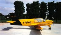 F-BTHG - Smart col scheme on this rallye taken near Paris not sure where (scanned print) - by Andy Parsons