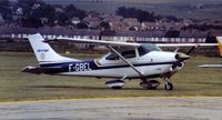 F-GBEL @ EGKA - Visiting Shoreham (scanned print) - by Andy Parsons