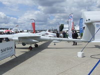 F-WUAV @ LFPB - Sagem / Stemme S15 UAV Patroller V1 at the Aerosalon 2011, Paris - by Ingo Warnecke