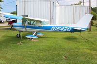 N1642Q @ 42I - Tied down at Parr field during the EAA fly-in at Zanesville, Ohio