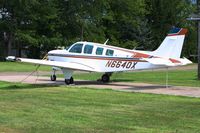 N6640X @ 42I - Tied down at Parr field. - by Bob Simmermon