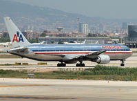 N350AN @ LEBL - Depart from Barcelona Airport - by Willem Goebel